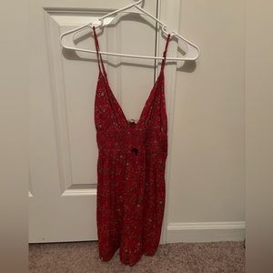 NWT super cute red romper size Medium but fits more like xs/s.